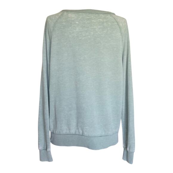 Miken Flow La Luna Sunflower Sweatshirt Gray Pullover Long Sleeve Women's Small - Picture 6 of 10